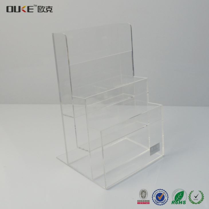 Hot Selling A4 Size Acrylic Literature Display Holder Literature Stand