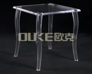 Fashion Clear Clear Perspex Акрилна масичка за хол