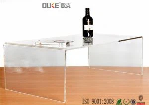 Директна фабрика за доставка Нов дизайн Clear Acrylic Dining Table