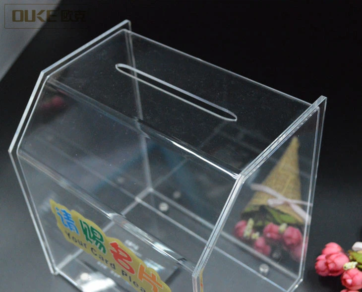 Clear Acrylic Box For Name Cards