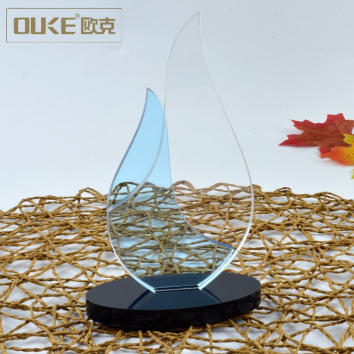 Custom New Shape Cheap Acrylic Trophy