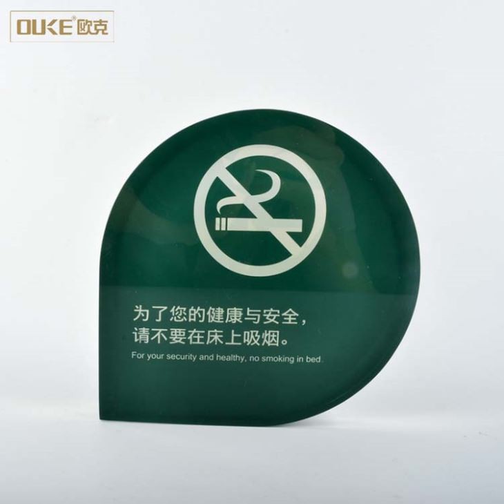 Round Green Ordinary Acrylic Signs