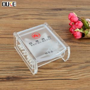 Доставчици на хотели Прахово боядисване Акрилна памучна тампонна кутия